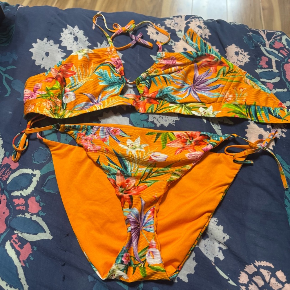 Vibrant Floral Bikini Set